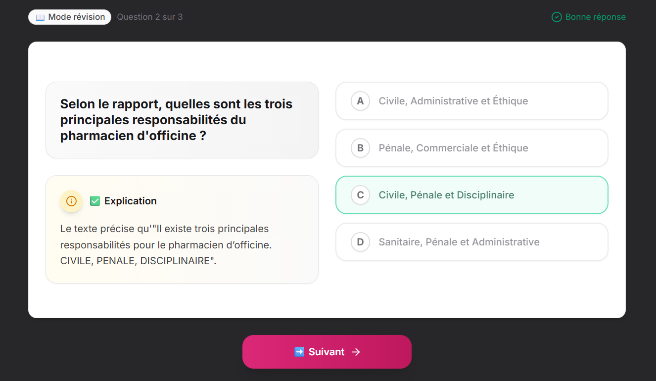 coursQuiz Desktop App